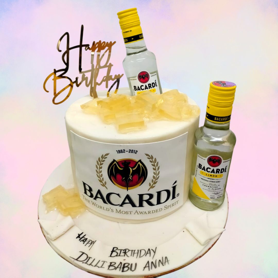 Alcohol Theme Cake- CAKEARC - Free Midnight Delivery