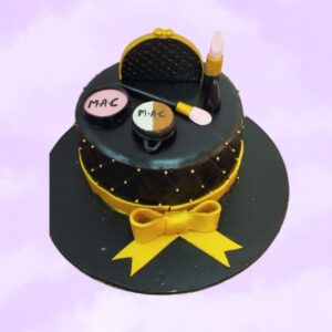 Glamorous Amazing Make Up Kit Birthday cake 1 Kg with edible cosmetic decorations and beauty-themed design