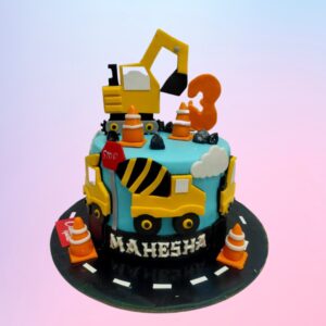 A Awesome JCP Theme Boys Birthday Cake 2 kg, Featuring vibrant JCP-themed decorations and playful designs, perfect for a lively birthday celebration.