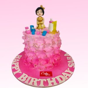 Awesome Party Girl Birthday Cake 2 Kg, a fun and festive cake for a special celebration.