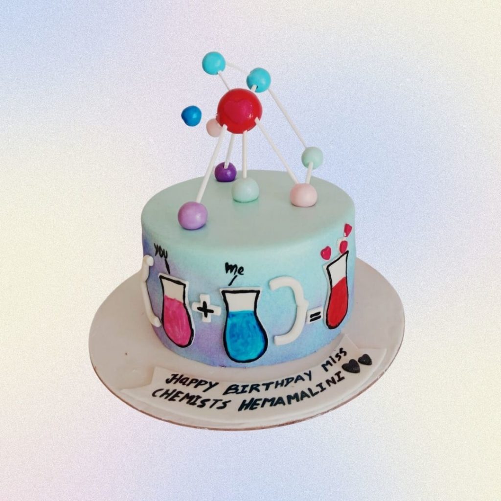 Birthday Chemists Theme Cake - Cake Square Chennai | Cake Shop in Chennai