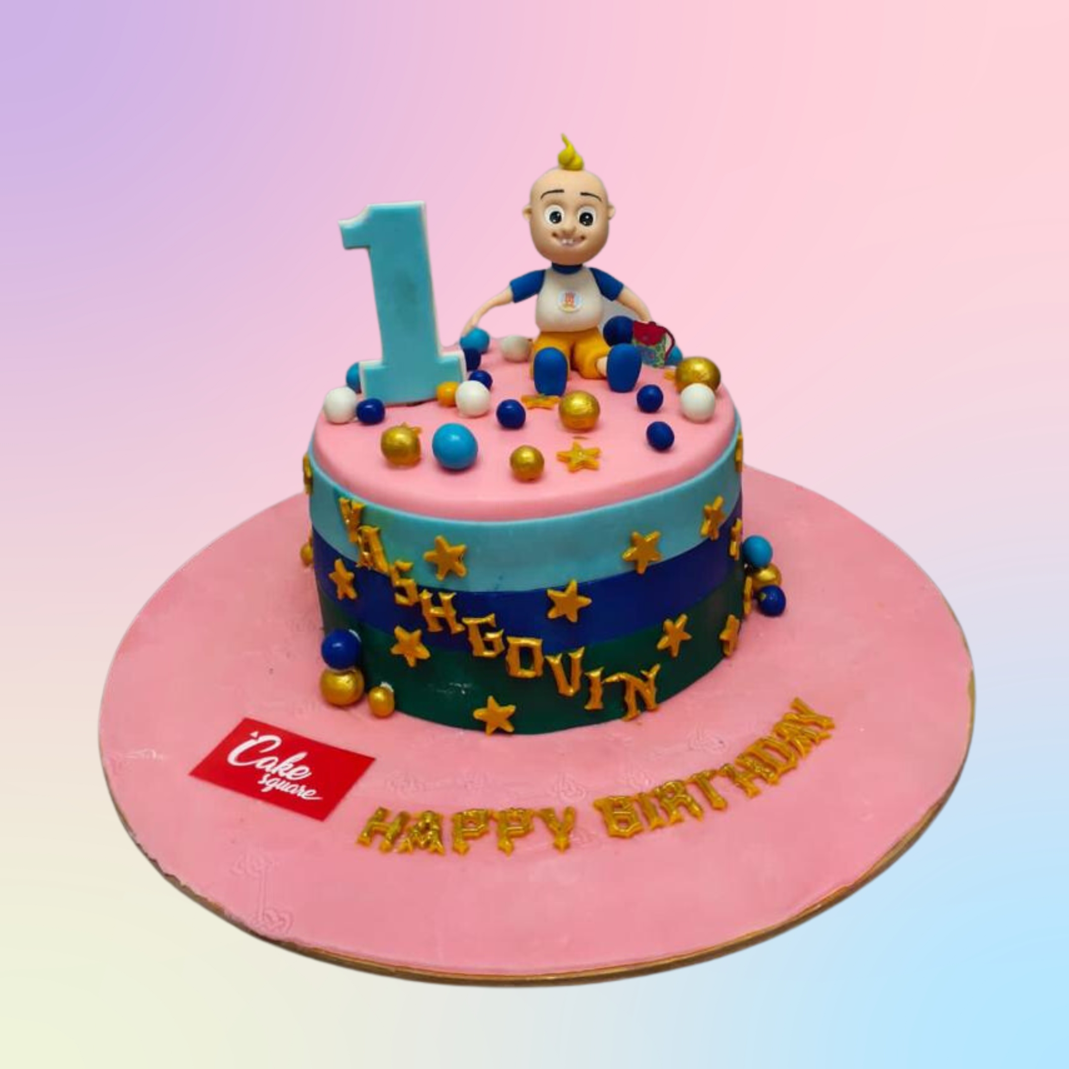 A Best Cocomelon Birthday Cake 2kg, Featuring vibrant Cocomelon characters and cheerful designs, perfect for a joyful and colorful birthday celebration.