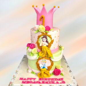 Best Crown Princess Girls Birthday Cake 4 Kg, a royal cake for a special celebration.