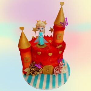 Best Frozen Queen Elsa Red Girls Birthday Cake 1 Kg, a bold and magical cake for a special celebration.