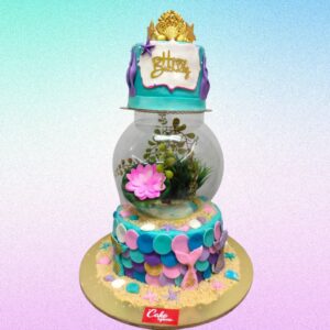 Best Garden Fairy Girls Birthday Cake 5 Kg. A magical garden fairy-themed birthday cake for a little girl.