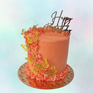 Best Peach Cakes for her 1 Kg, a delicate and delicious cake for a special occasion.