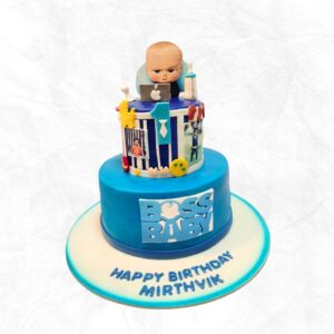 Boss Baby theme boys first birthday cake, 4 kg, from Cake Square