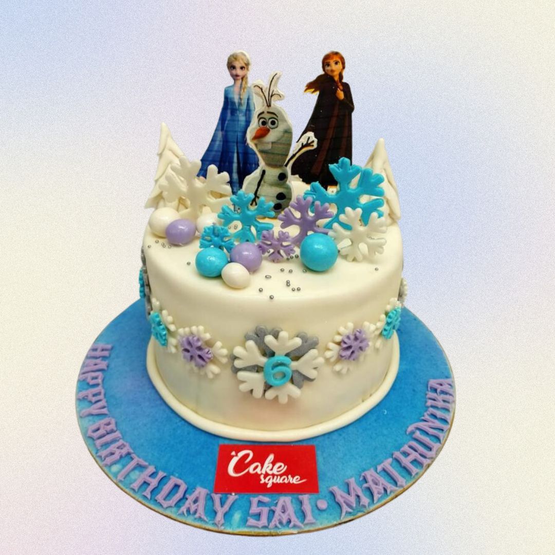 Elsa Frozen Cake - CAKEARC - Free Midnight Delivery