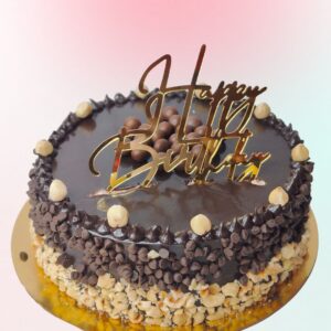 Full of hazelnuts and a rich chocolate cake Hazelnut Chocolate 1 Kg special birthday Cake by Cake Square Chennai.