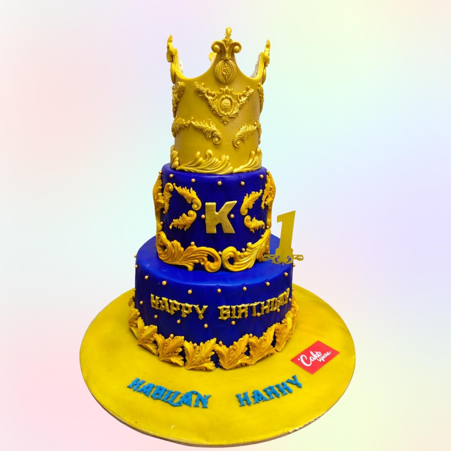 Happy Birthday KING cake topper for Birthday parties to make more Memorable  and Attractive