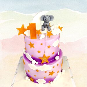 Superb Stars First Birthday Cakes For Kids 3 Kg, a starry cake for a special celebration.