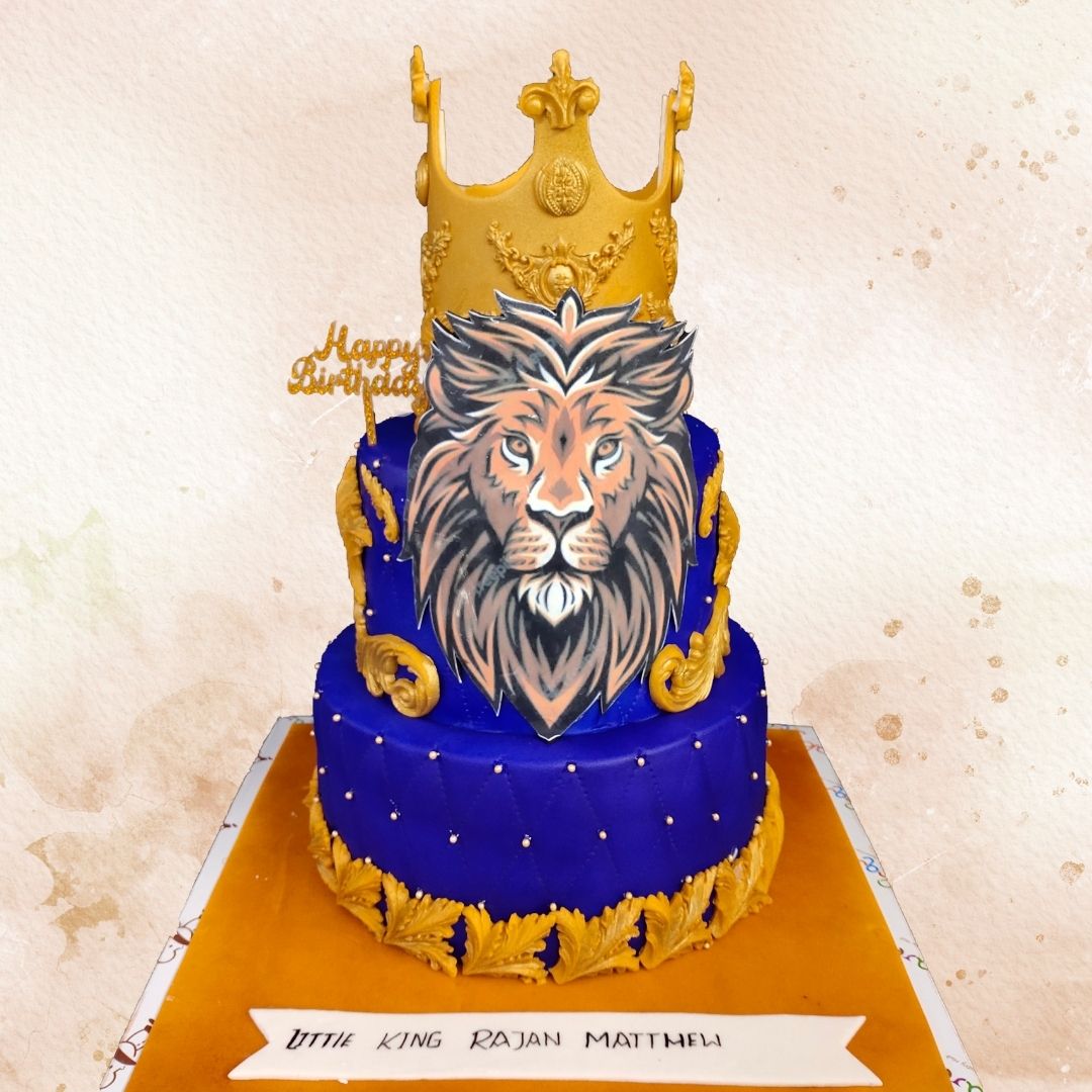 50 Lion Cake Design (Cake Idea) - October 2019 | Lion cakes, Lion birthday  cake, Bottle cake