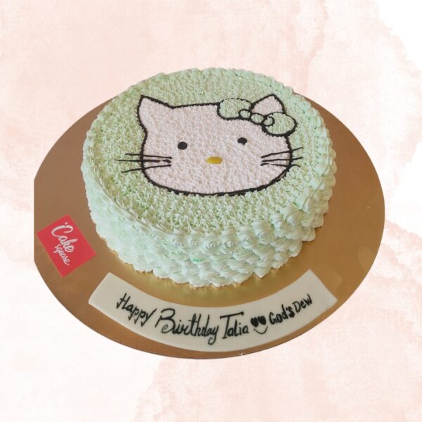 Adorable Amazing Pretty Hello Kitty Creamy Birthday Cake 1 Kg from Cake Square Chennai