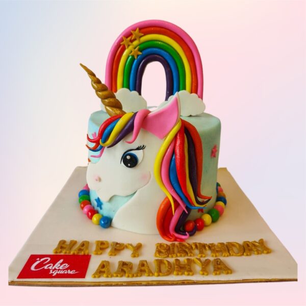 Magical Awesome Unicorn Girls Birthday Cake 2 Kg from Cake Square Chennai