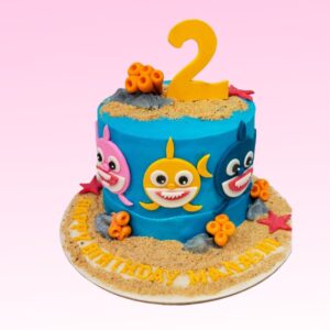 Adorable Baby Shark 1 Kg Kids Birthday Cakes from Cake Square Chennai