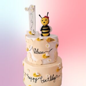 Adorable Best Honey Bee First Birthday Cake 4 Kg from Cake Square Chennai