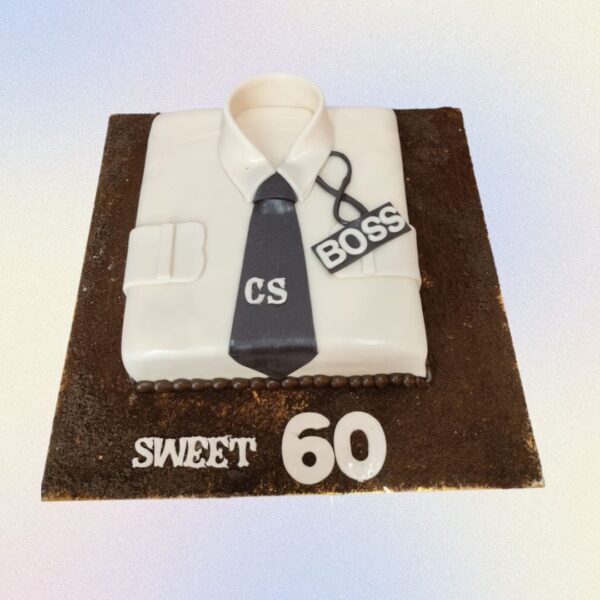 Sophisticated Brilliant Boss 60th Birthday 2 Kg from Cake Square Chennai