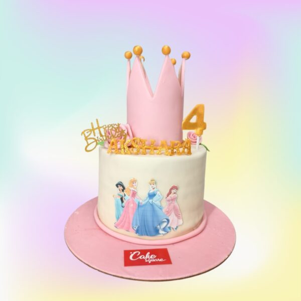 Enchanting Classic Princess Girls Birthday Cake 1 Kg for girls from Cake Square Chennai