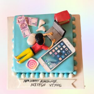 Cool Lovely Teenager Boys Birthday Cake 2 Kg from Cake Square Chennai