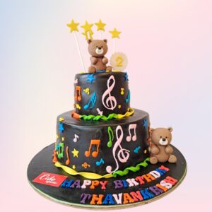 Adorable Marvelous Musical Teddy First Birthday Cake 4 Kg from Cake Square Chennai