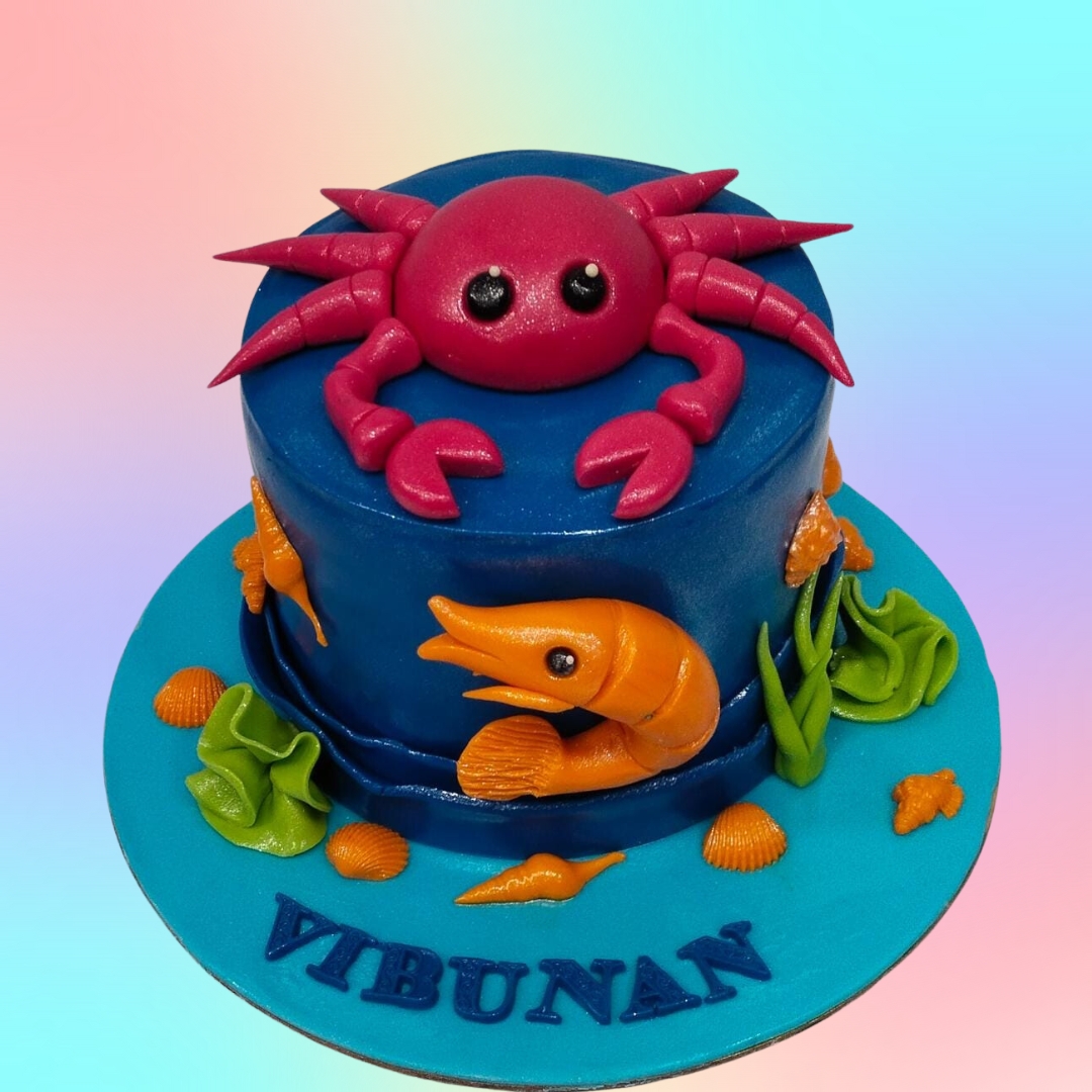 Unique Scary Crab Theme Birthday Cake 1 Kg from Cake Square Chennai