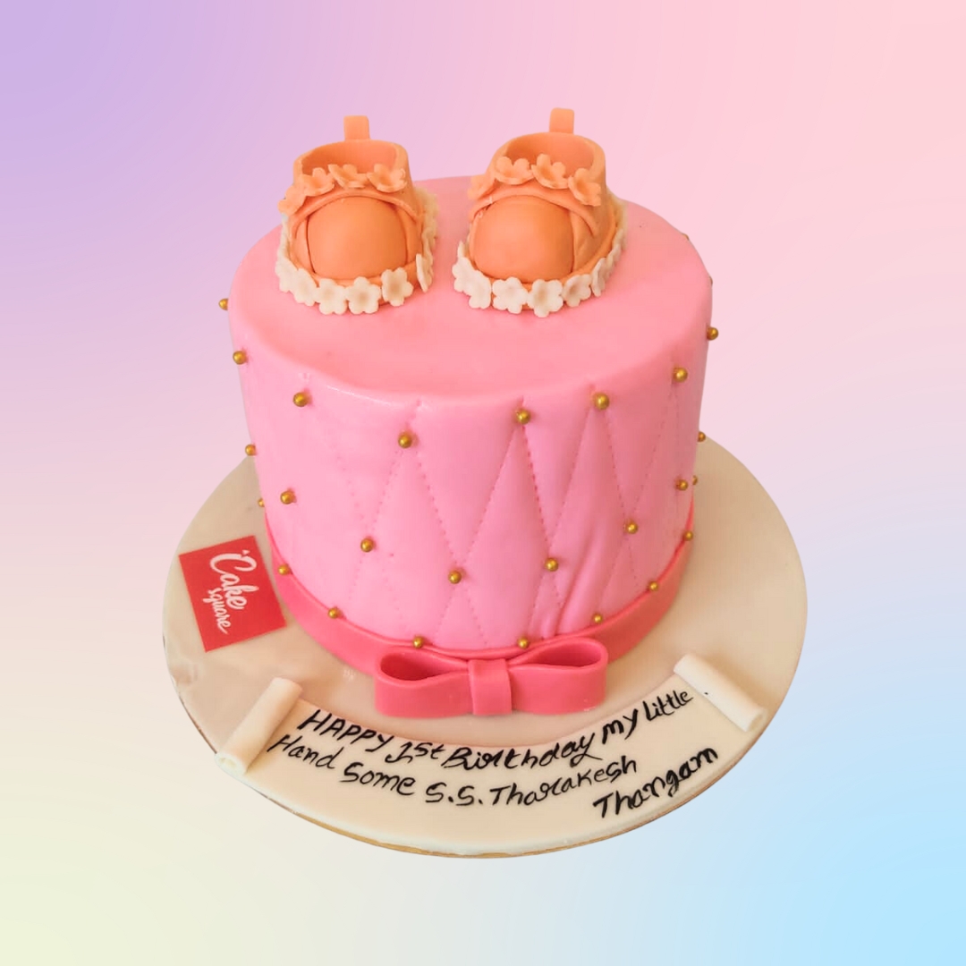 Pink Butterfly Theme Birthday Cake 115 - Cake Square Chennai | Cake Shop in  Chennai