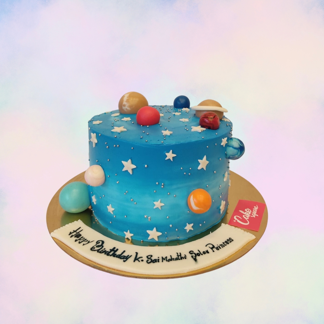 Children Boys Cakes 35 – Solar System – Heidelberg Cakes
