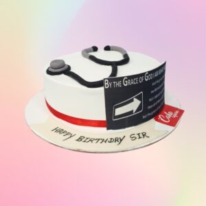 "A Awesome Darling Doctor Birthday Cake 1 Kg, from Cake Square Chennai, perfect for aspiring young doctors."