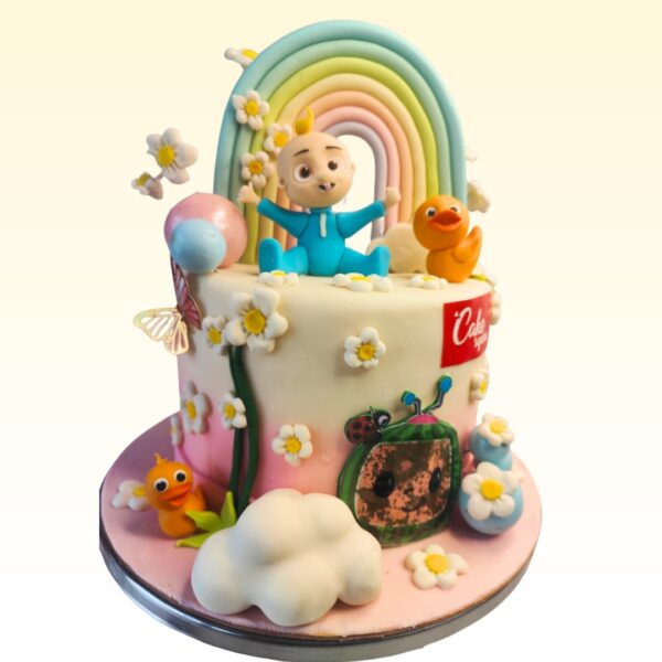 "A Best Pretty Cocomelon Birthday Cake 2 Kg, from Cake Square Chennai, perfect for young fans of the popular show."