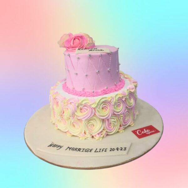 Best Pretty Pink Birthday Cake 3 Kg. A beautiful pink-themed cake, perfect for a little girl's birthday.