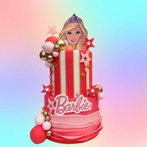 Breathtaking Barbie Birthday Cake 4 Kg. A stunning Barbie-themed cake, perfect for a Barbie-loving girl.