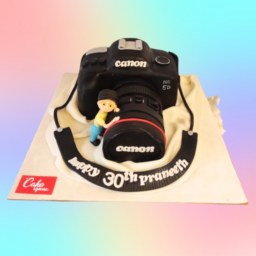 CAMERA BIRTHDAY CAKE - Sooperlicious Cakes