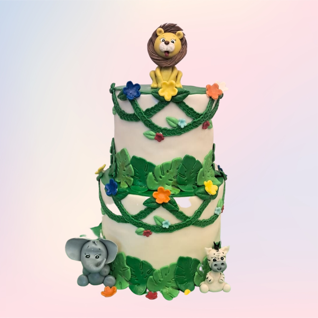 Jungle Animals Happy Birthday Cake Toppers, Wild Forest Theme, Lion  Elephant Monkey Cake Picks, Baby Shower Birthday Party Decorations | Shop  On Temu And Start Saving | Temu