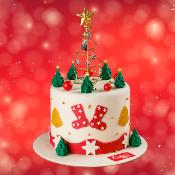 "Modern Amazing Christmas Special Cake 2 Kg "