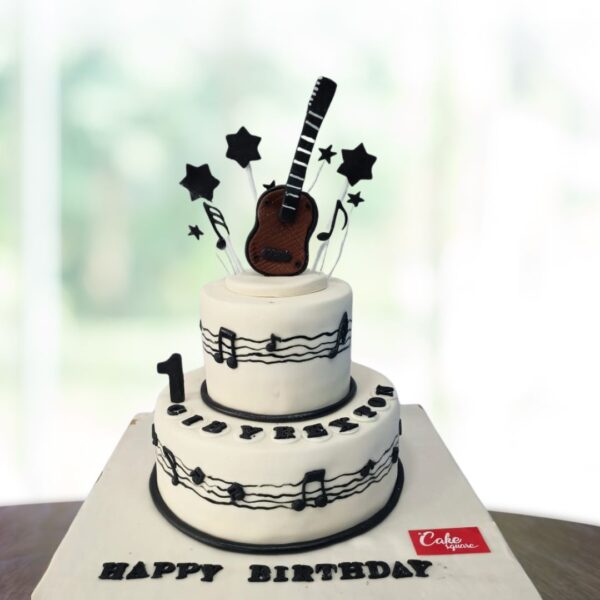 "A Beautiful Musical theme first birthday cake 4 Kg, from Cake Square Chennai, perfect for a baby's musical milestone."