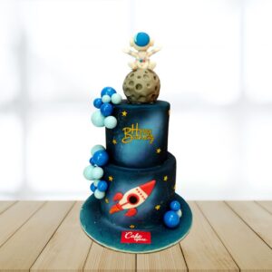 "A Best Special Space Birthday cake for kids 4 Kg, from Cake Square Chennai, ideal for young space explorers."