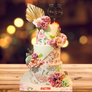 Modern Wedding Cake 3 Tier 7 Kg from Cake Square Chennai.