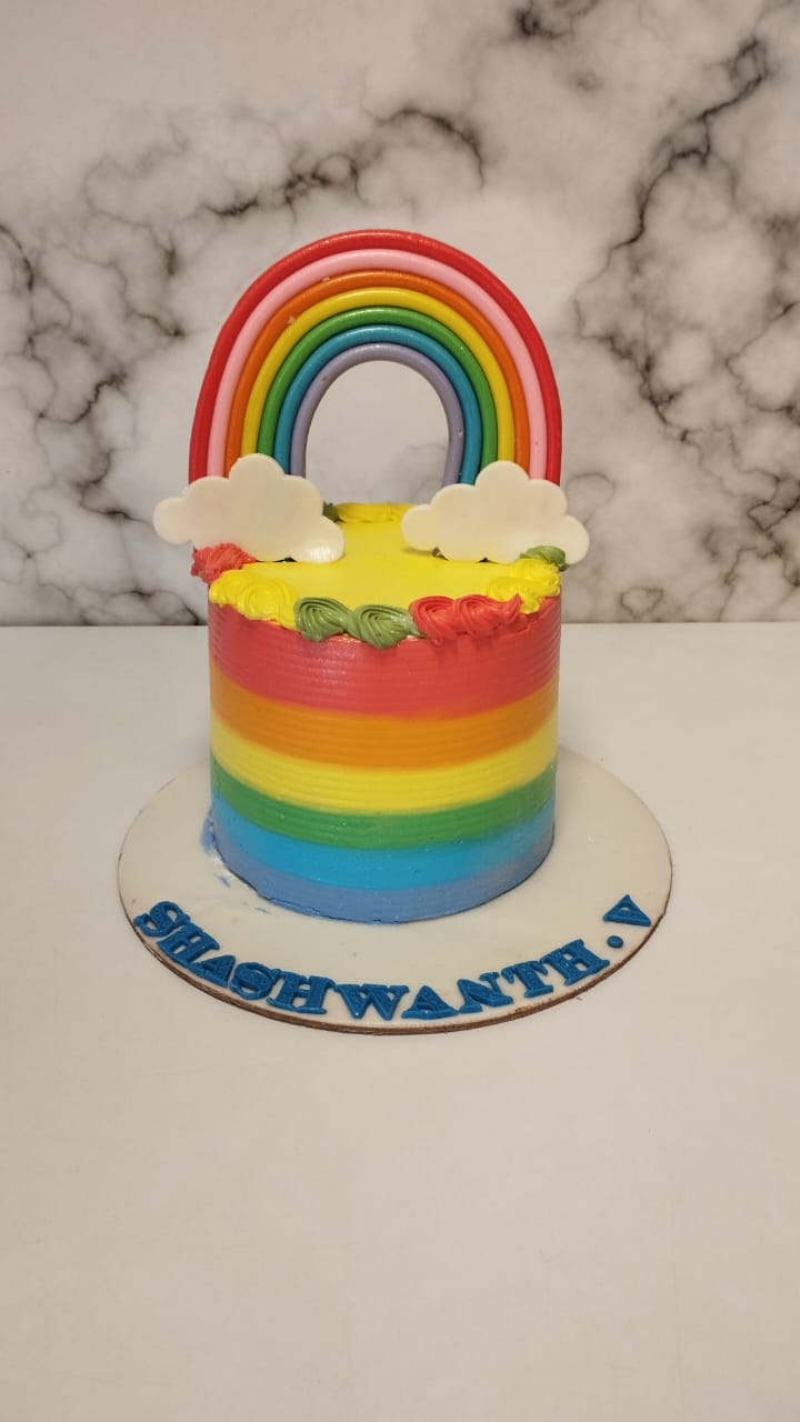 Fondant Rainbow Cake | Winni.in