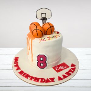 "A Amazing Talented Basketball Birthday Cake 1 Kg, from Cake Square Chennai, perfect for basketball fans and athletes."