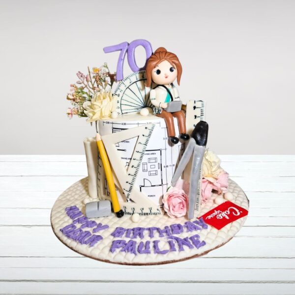 "A Genius Kid Birthday cake 2 Kg, from Cake Square Chennai, perfect for celebrating your little prodigy."