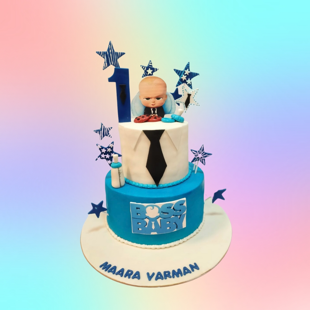 Boss Baby first birthday cake 4kg, available at Cake Square