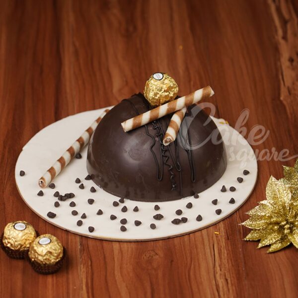 Decadent Chocolate Round 500 gms Pinata Birthday Cake with hidden candy surprise