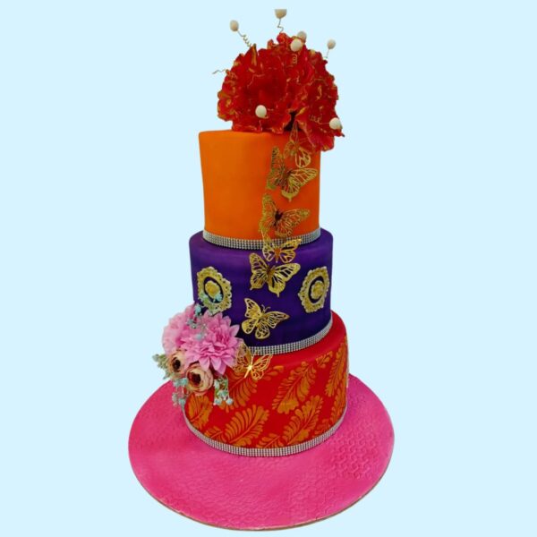 Colorful Wedding Cakes 7 Kg from Cake Square Chennai.