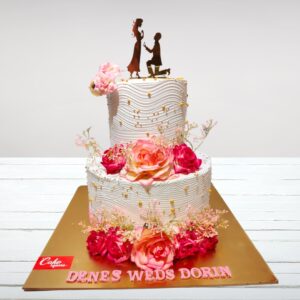 Creamy White Wedding Cake 5 Kg from Cake Square Chennai.