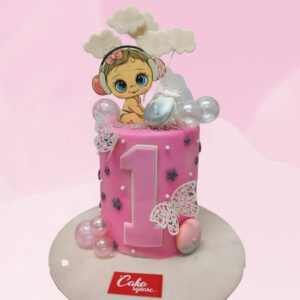 Cute Kids 2nd Birthday Cake 1kg from Cake Square