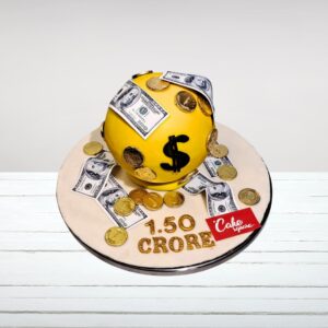 Whimsical Money Pinata birthday cake 1kg designed like a money-filled piñata