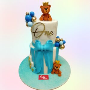 One Theme first birthday cake 3 kg, available at Cake Square