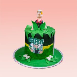 Pop Eye Theme Birthday Cake 2 Kg by Cake Square