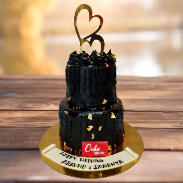 Rich Exotic Chocolate Wedding Cake 4 Kg from Cake Square Chennai.