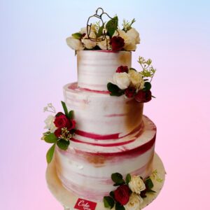 Rustic Wedding Cakes 3 Tier-7 Kg from Cake Square Chennai.